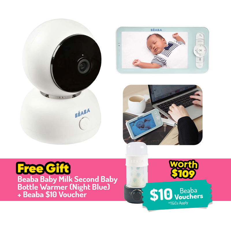 Beaba Video Baby Monitor Zen Premium + FREE GIFT